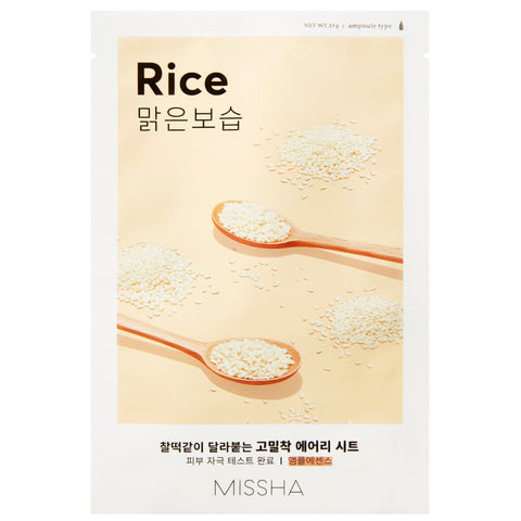 [Missha] Airy Fit Sheet Mask Rice