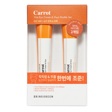 Upload image to Gallery view, [Bring Green] Carrot Vita Eye Cream &amp; Face Double Set (30ml x 2)
