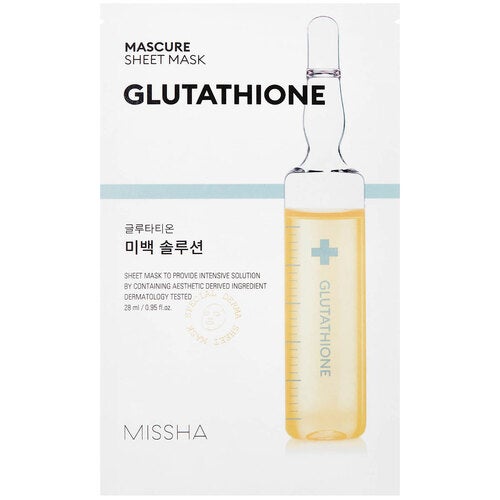 [Missha] Missha Mascure Whitening Solution Glutathione Sheet Mask