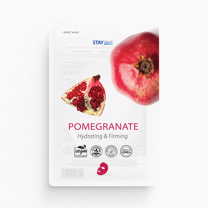 [Stay Well] Vegan Sheet Mask Pomegranate