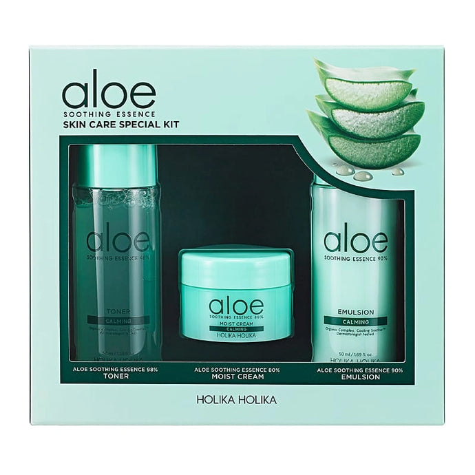 [Holika Holika] Aloe Soothing Essence Skin Care Special Kit