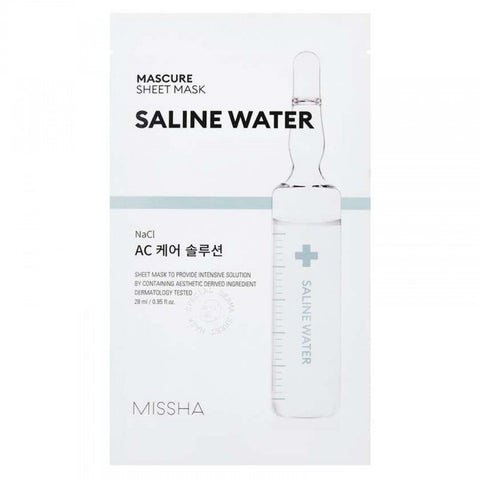 [Missha] Mascure AC Care Solution Sheet Mask Saline Water